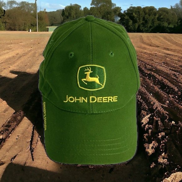 John Deere Green Yellow Owners Edition Cap Adjustable Farm Tractor Hat - Picture 1 of 7